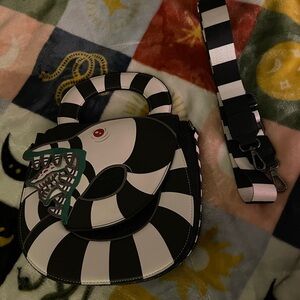 Loungefly Beetlejuice Sandworm Crossbody Bag
